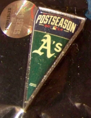 2014 Oakland Athletics A's Postseason pennant lapel pin AL MLB post season - Image 1 of 4
