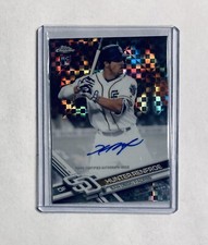 2017 Hunter Renfroe Topps Chrome Rookie Auto Card RC X-fractor /20 #RA-HR