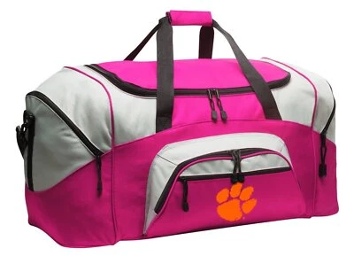 Bolsa de Lona Clemson University - Bolsa de Gimnasio, Deportes y Equipo de Viaje Tigres Foto 1 de 4