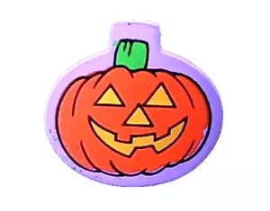 Gibson PIN Halloween Vintage PUMPKIN JOL Plastic 1996 Holiday Brooch - Picture 1 of 4