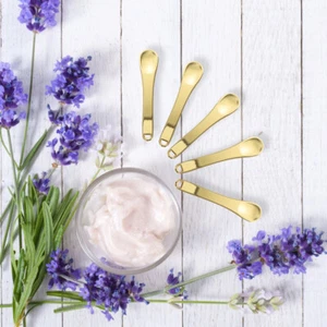 5PCS Facial Cream Spatulas Small Cosmetic Spoon Cream Tip Spatula - Picture 1 of 9