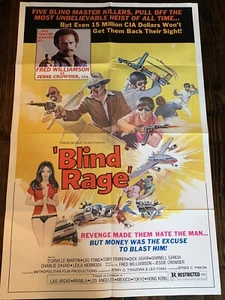 Blind Rage 1978 Original Filmplakat 25x38 Fred Williamson Exploitation - Bild 1 von 3