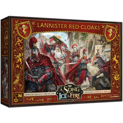Lannister Red Cloaks A Song of Ice & Fire ASOIAF Miniatures CMON - Image 1 of 1