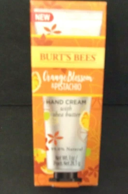 Burts Bees Crema de Manos Adultos Niños 1 Oz Flor de Azahar y Pistacho Loción NUEVO Foto 1 de 4