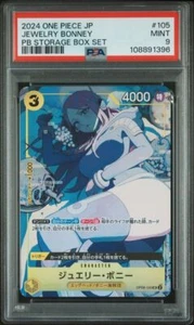 PSA 9 MINT Japanese One Piece 2024 Jewelry Bonney OP08-105 PRB Storage Box - Picture 1 of 3