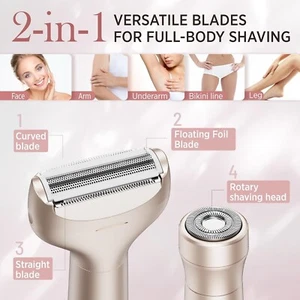 Women Electric Razor Rechargeable for Body - Picture 1 of 5