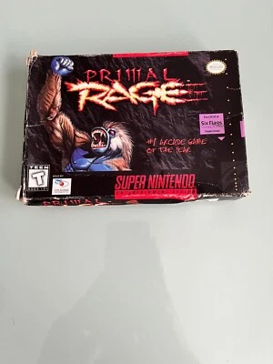 Primal Rage SNES with BOX and MANUAL !!See Pictures!! - Image 1 of 4