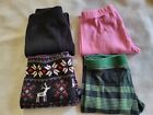 Lot Of 4 Girls 7-8 Mixed  Leggings Used In Good Condition.