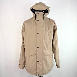 Rohan Atlas Jacket Khaki Beige Brown size S Waterproof + Removable Hood - Picture 1 of 10