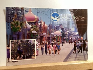 Weltausstellung (1984) New Orleans, LA - Vintage Postkarte - (KNITTERT, SIEHE BILDER) - Bild 1 von 3