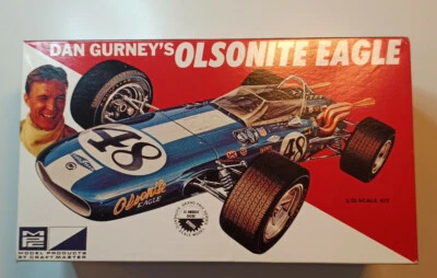 Olsonite Eagle Dan Gurney Indy car 1/25 model kit by MPC - Immagine 1 di 4