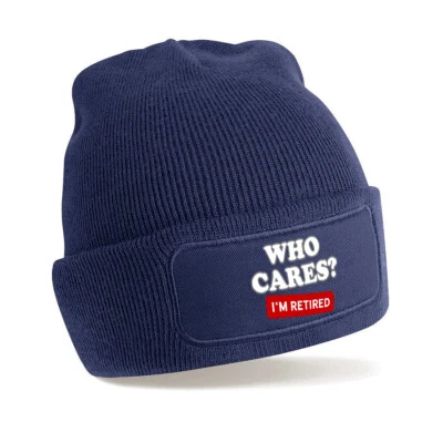 Retirement Gift Hat Man Retired Retire Present Idea Funny Leaving Work keepsake - Image 1 of 4