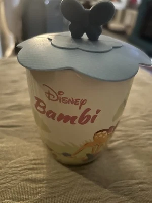 Disney Bambi Cup with silicone Butterfly Lid. New With Tag - Image 1 of 4