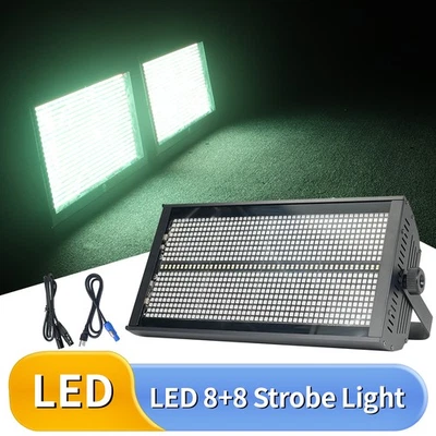 1000W LED 8+8 Segmento 960 piezas RGB DMX512 Flash Luz de Lavado Estroboscópico para DJ Bar Escenario Foto 1 de 4
