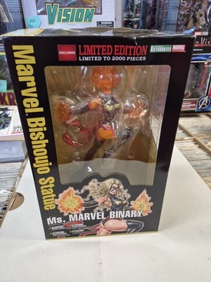 Ms. Marvel Binary Statue Kotobukiya Marvel Bishoujo Limited Edition 2000 Sealed - Image 1 of 4