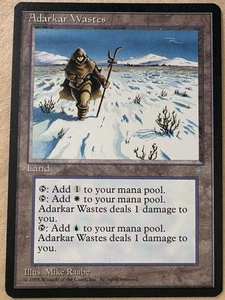 Adarkar Wastes X1 Ice Age Mtg Magic the Gathering - Picture 1 of 2