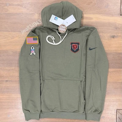 Sudadera con capucha auténtica Nike Chicago Bears 2025 NFL Salute to Service edición estándar Foto 1 de 4