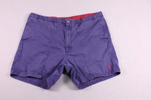 Polo Ralph Lauren Shorts Herren Medium Lila Badehose Baumwolle Pony Logo Strand - Bild 1 von 13