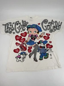 Vintage Betty Boop T Shirt Single Stitch Made In USA This Girls Got It Size XL - Picture 1 of 9
