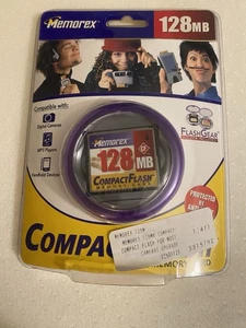 Memorex 128MB Compact Flash Memory Card Unused - Picture 1 of 2