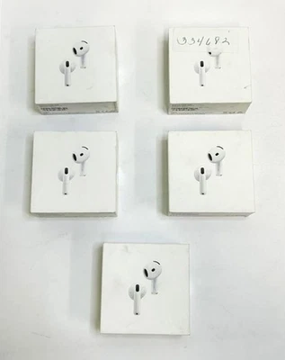 Bundle of 5 Apple AirPods 4th Gen Noise-Canceling MXP93LL/A (READ DETAILS) - Image 1 of 4