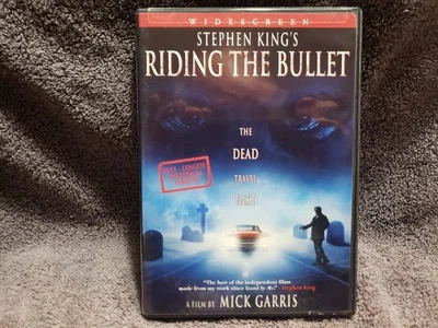 (3FREE) USED DVD Stephen King's Riding The Bullet (WS, 2004) Jonathan Jackson - Image 1 of 3
