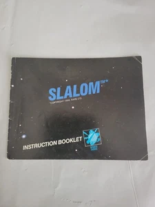 Slalom HANGTAB Manual Only! Nintendo NES Authentic Copyright 1986 Rare LTD - Picture 1 of 3