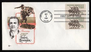 #1934 18c Frederic Remington-Pair, Cover Craft H/C FDC **ANY 5=FREE SHIPPING** - Picture 1 of 1