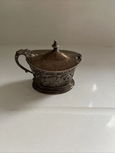 Vaso senape in argento massiccio 1902 Thomas Hayes - Foto 1 di 9