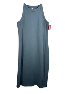 Vestido midi sin mangas Spanx Air Essential azul oscuro atletismo años 90 playa talla M - Imagen 1 de 8