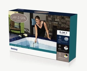Bestway Lay-Z-Spa All-In-One Cleaning Kit– Maintenance Set-Net, Brush & Scrubber - Picture 1 of 7