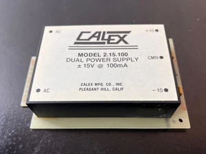 CALEX Model 2.15.100 Board Mountable Dual Output Power Supply +/-15vdc 100ma - Bild 1 von 7