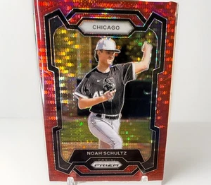 2024 Panini Prizm #297 Noah Schultz Red Pulsar Prizms /399 - Bild 1 von 2
