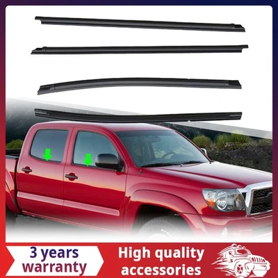 Door Weatherstrip Belt Mould For 2005 - 2015 Toyota Tacoma 2.7L 4.0L Double Cab Foto 1 de 4