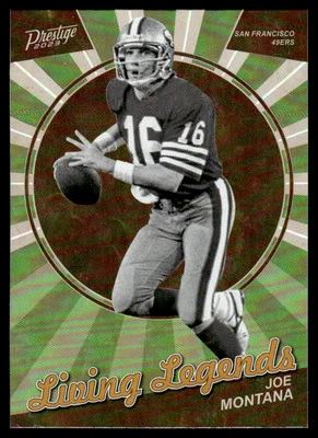 2023 Panini Prestige #LL-23 Joe Montana Living Legends - Image 1 of 2