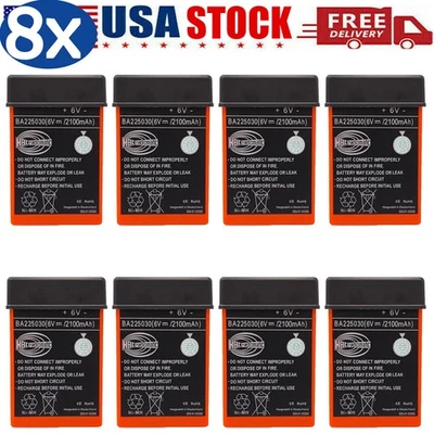 ◉ Batería 8X 2100mAh BA225030 6V Ni-Mh para HBC Bomba Camión Control Remoto Batería Foto 1 de 4