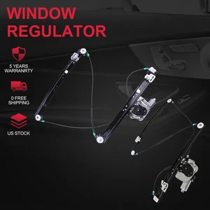 Pair Power Window Regulator w/ motor Front Left Right For 2000-2005 2006 BMW X5 - Picture 1 of 8