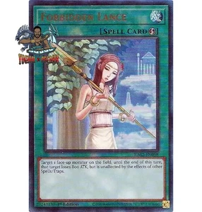 Yugioh! 1x Forbidden Lance RA02-EN058 Ultimate Rare 1st Ed NM - Picture 1 of 1