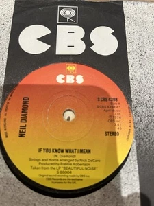 Neil Diamond if You Know What I Mean 7" Vinyl Single - Picture 1 of 2