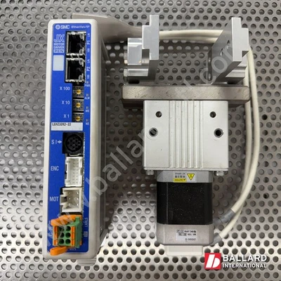 SMC JXC918-LEHZ32K2-22 Controller w/ LEHZ32K2-22 Electric Gripper - Image 1 of 3