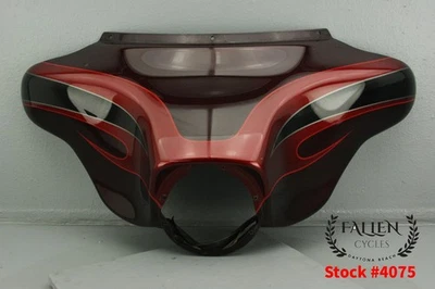 Harley Electra Glide CVO 2013 carenado exterior delantero tifón granate/negro #4075 Foto 1 de 4