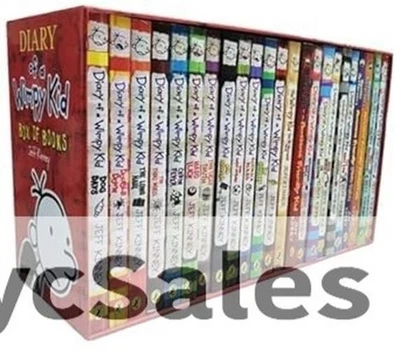 Jeff Kinney Diary of a Wimpy Kid 1-23 Books Set