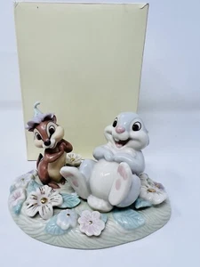 Lenox Walt Disney Showcase Thumper’s Flowery Friend Figurine Bambi NEW IN BOX - Picture 1 of 14