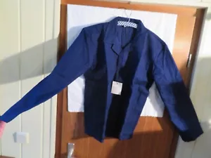 Herren Arbeit Jacke Blau Man Gr. 48 NEU Arbeitsbekleidung 100 % Baumwolle - Bild 1 von 6