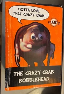 The Crazy Crab Bobblehead San Francisco Giants SF 50th Anniversary MLB Brand New - Picture 1 of 4