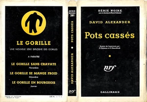 David Alexander . TÖPFE KAPUTT. Schwarze Serie Karton mit Umschlag 1955 - Bild 1 von 2