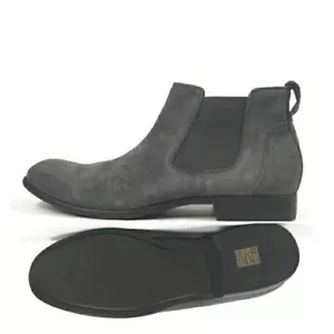 $299 John Varvatos Collection Star S Low Chelsea Boot Ankle Suede Gray Size 11.5 - Bild 1 von 12