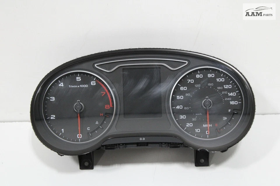 2015 AUDI A3 QUATTRO DASH INSTRUMENT PANEL GAUGE SPEEDOMETER CLUSTER 84K OEM - Image 1 of 4