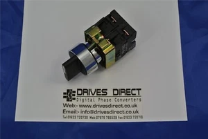 3 POSITION 3 WAY SWITCH 22MM PANEL CONTROL LATHE INVERTER DRILL SAW - Picture 1 of 1