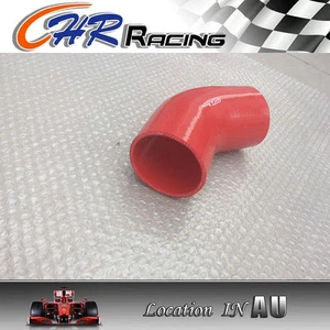 Brand New Silicone 45 degree Elbow 2'' 51mm Turbo Intercooler hose RED - Picture 1 of 4